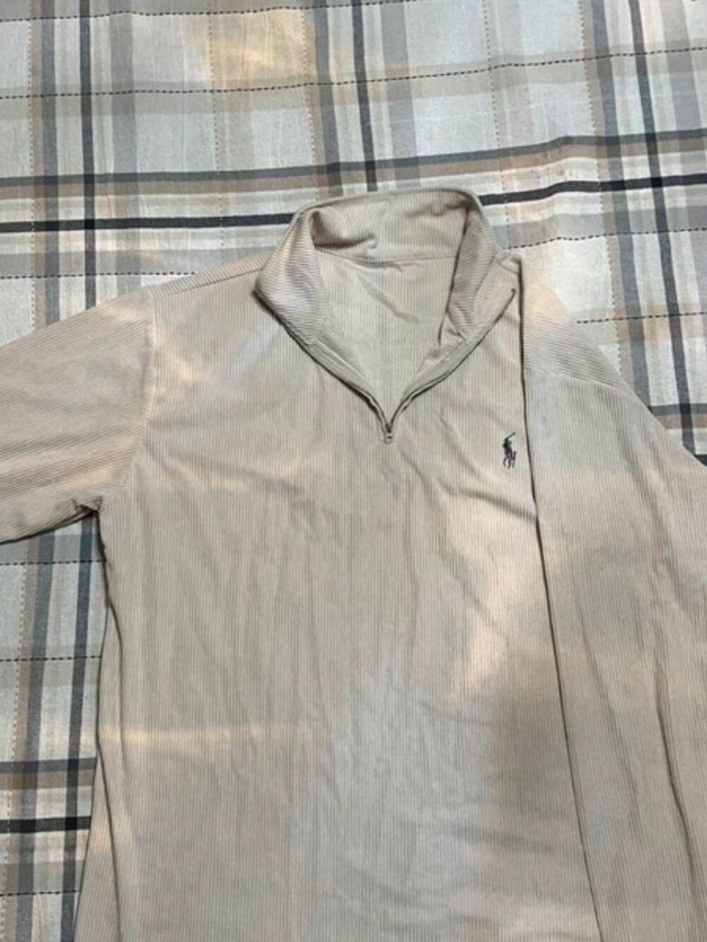 Ralph Lauren Quarter-Zip Pullover Classic Pony Mens XL